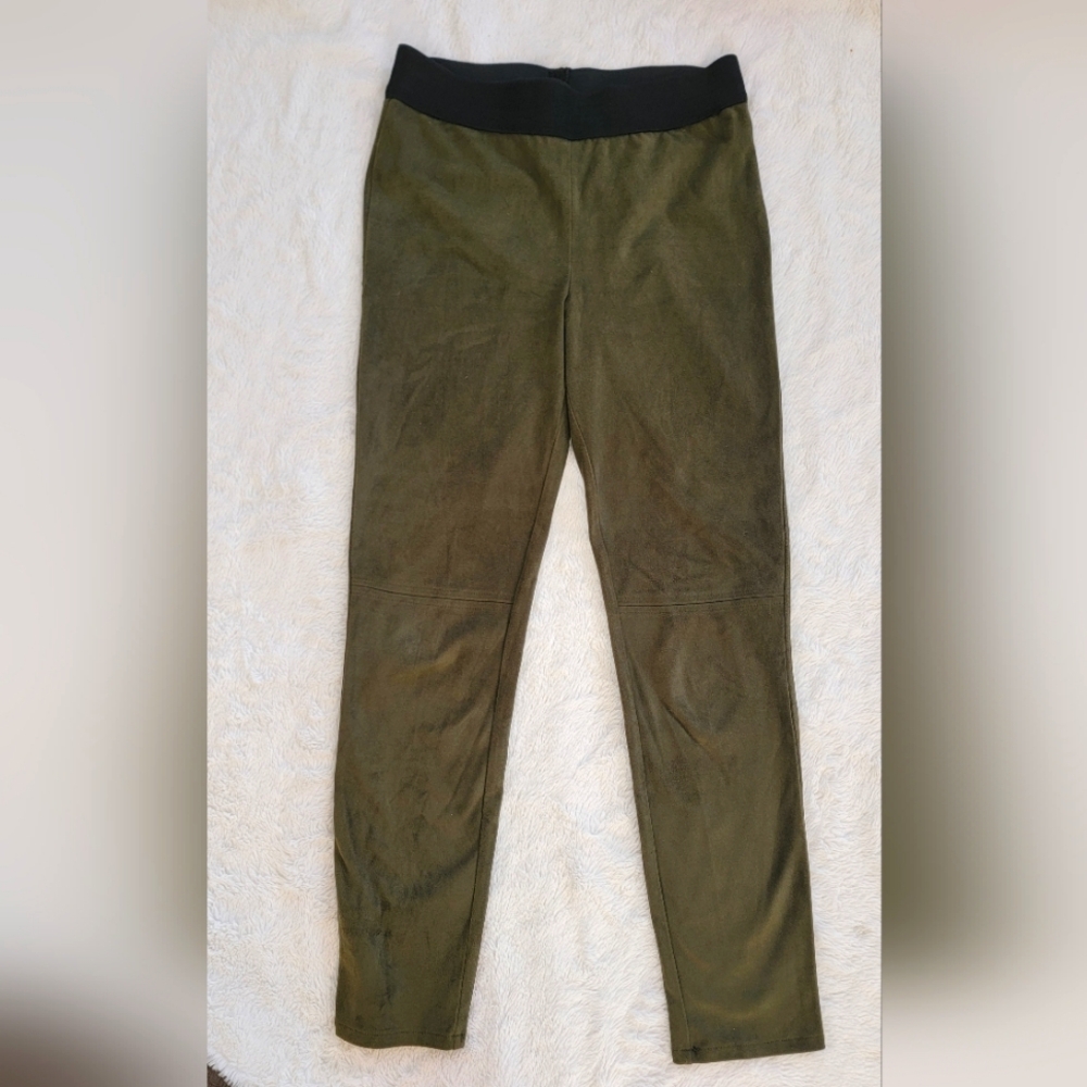 Womens Suede Leggings